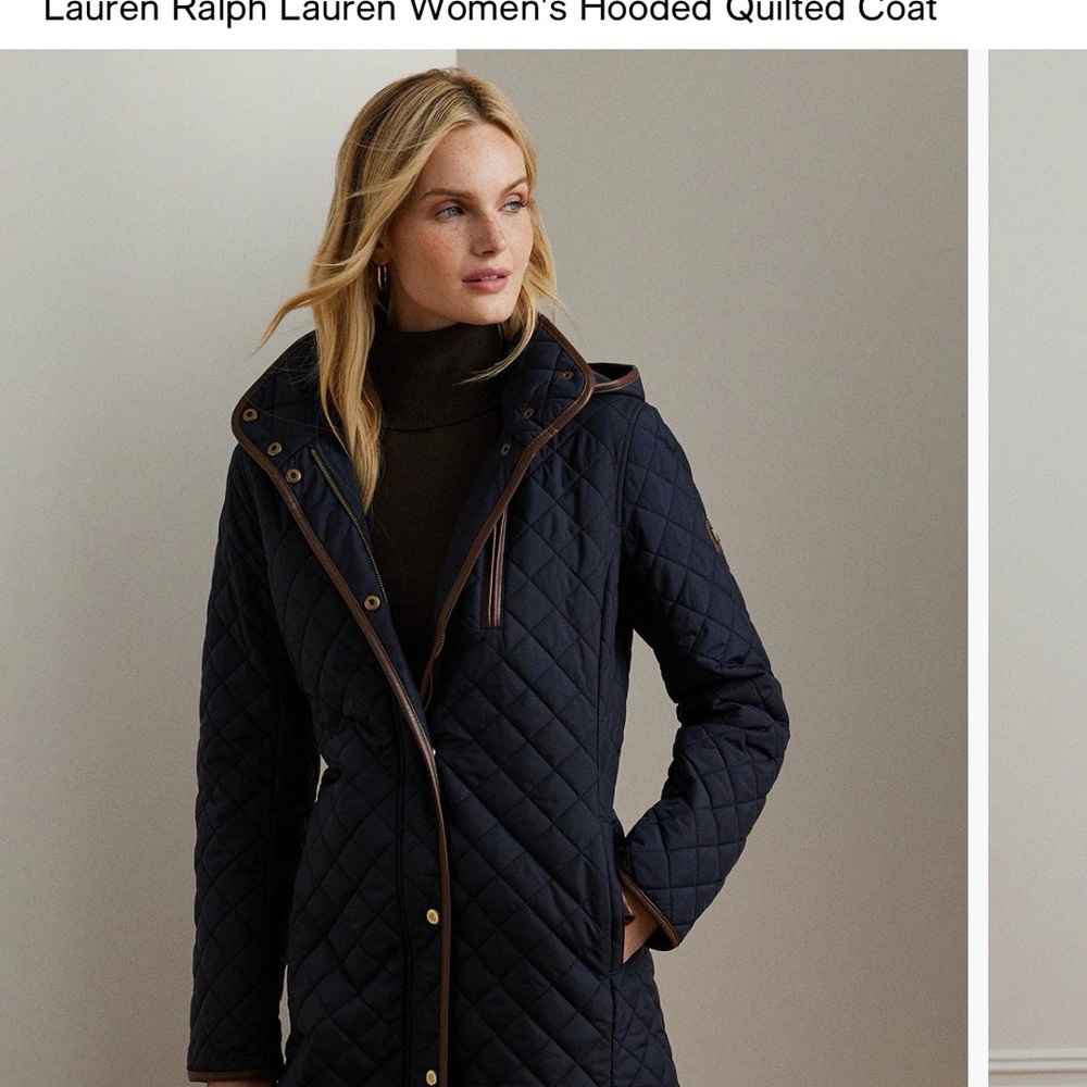 Lauren Ralph Lauren Women's Quilted Puffer Jacket - Dark Blue